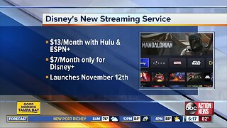Disney to offer its three streaming services in a package for $13 a month