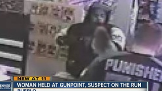 Woman grabbed by armed robber, held at gunpoint during robbery at Pueblo convenience store