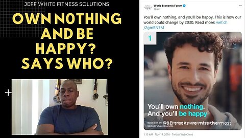 Own Nothing and Be Happy? Says Who??
