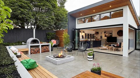 Outdoor seating ideas - Open patio design ideas 2021