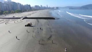 122 år gammelt skipsvrak funnet på en strand i Brasil