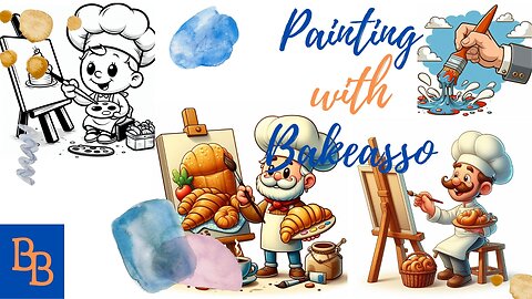 Painting with Bakeasso -- Creme pie