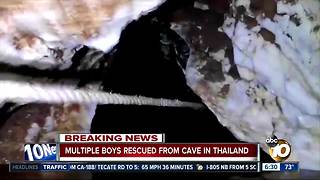 Thai cave rescue: Trapped boys emerge