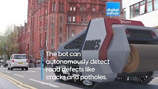 Asphalt Spewing Robot!