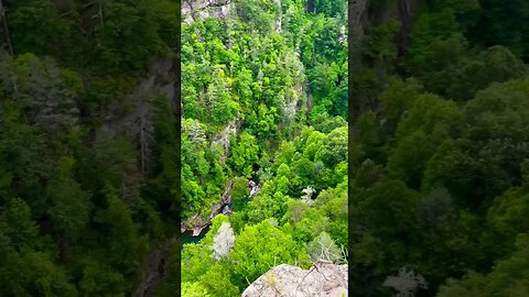 The best view of the Tullulah Gorge is overlook 1 near wallenda tower. (My opinion) #nature #gorges