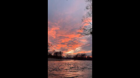 Time lapse on the river