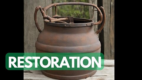 Primitive Butter Churn Restoration - I'm Making Butter for You!