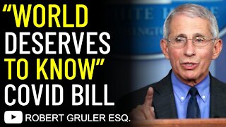 “World Deserves to Know” COVID Bill