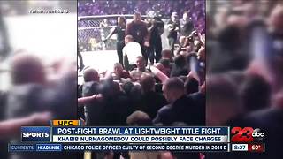 Conor McGregor's comeback ends in defeat amid chaotic scenes