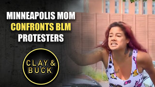 Minneapolis Mom Confronts BLM Protesters