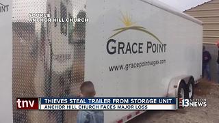 Thieves steal storage trailer belonging to church