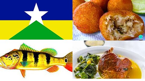 Typical foods of the state of Rondônia.