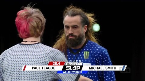 POWER SLAP- PAUL TEAGUE VS MICHAEL SMITH