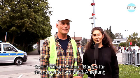 Schild Bürger Aktion | Ablauf & Anleitung