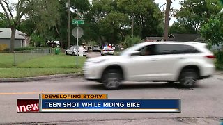 Teen injured in drive-by shooting