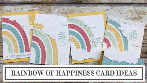 Rainbow of Happiness Card Ideas