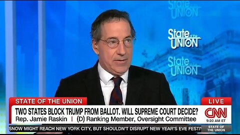 Dem Rep Raskin Tells Clarence Thomas To Recuse Himself On Trump Ballot Issue