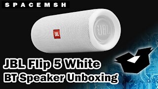 JBL Flip 5 White Steel Unboxing