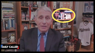 Dr. Fauci Spotted With Memorabilia Of Himself In His Own Home