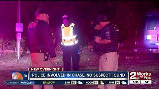 Police involved with overnight chase but suspect not found