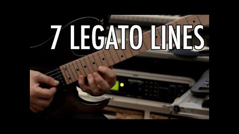 7 Guitar Lockdown Legato Lines Amazing!