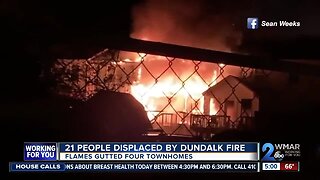 21 displaced by Dundalk Fire