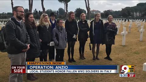 Mount Notre Dame students work to identify Cincinnati World War II vets who died in Anzio, Italy