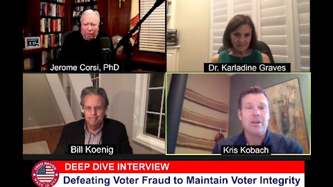 Dr Corsi DEEP DIVE Interview 11-05-20: Defeating Voter Fraud to Maintain Voter Integrity