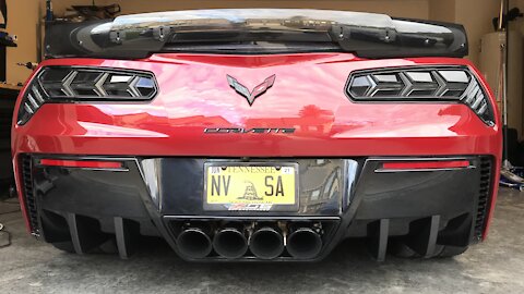 C7 Corvette Z06 Diffuser Fin Install