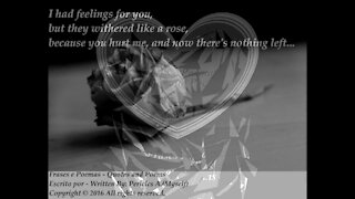 I had feelings for you like a rose, you hurt me... [Quotes and Poems]