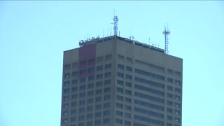 New look, new paint job for Seneca One Tower in Downtown Buffalo