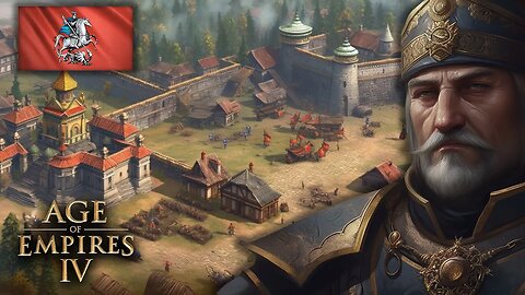 Offensive Rus Push - Rus vs England - Age of Empires 4 - Live Ranked (MP)