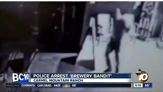 Police arrest North County 'brewery bandit'