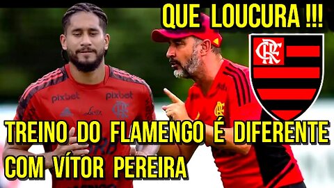 QUE LOUCURA! TREINO DO FLAMENGO É DIFERENTE COM VÍTOR PEREIRA! ZAGUEIRO PABLO EXALTA TRABALHO