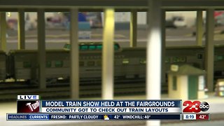 Model train show held at fairgrounds: Chicago Model