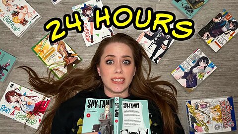 I Read Manga for the First Time for 24 Hours Straight!