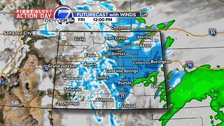 61 degrees in Denver today, expect snow and 30s for highs tomorrow