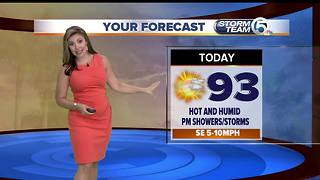 Tuesday midmorning forecast