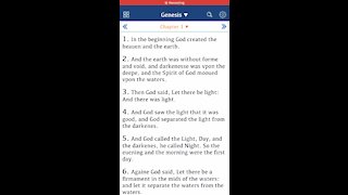 Genesis One - Geneva Bible GNV