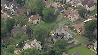Firefighters called to two house fires on E. 110th St.