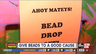 You can donate your Gasparilla beads to a good cause