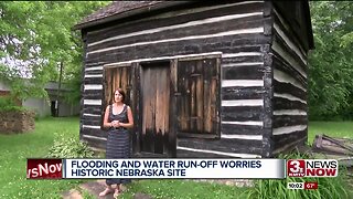 Underground Railroad site suffers from water run-off from flooded ravine