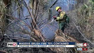 Crews continue to battle Greenway fire in Collier County