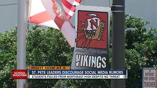 Social media rumors, threats disrupting classes