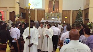 South Africa - Cape Town - Leon Muller’s funeral service. (Video) (b2M)