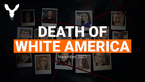 ABOUT 41 BLACK-ON-WHITE HOMICIDES: November 2023 -The Death Of White America | VDARE TV