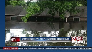 Strangers helping clean Muskogee County homes