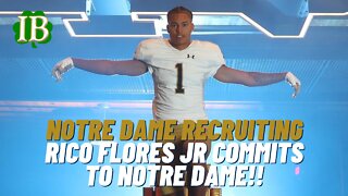 WR Rico Flores Jr. Commits To Notre Dame