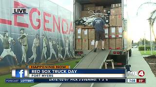 Truck Day at Red Sox spring training