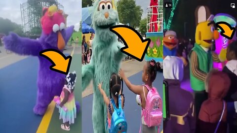 Sesame Place 😱 More Video Footage Shows Racism To Black Children-Sesame Place Apology Rosita Kid Hug